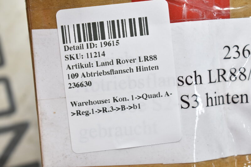 Land Rover LR88 109 Abtriebsflansch Hinten 236630 Bild 3