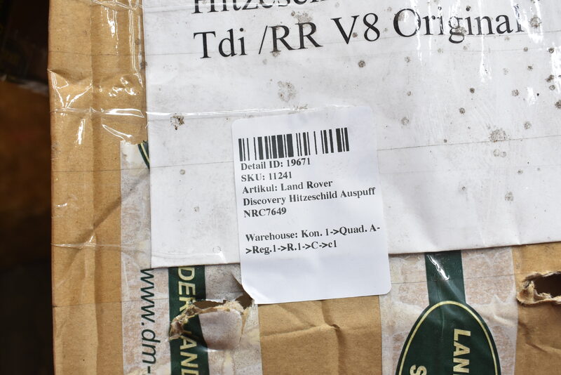 Land Rover Discovery Hitzeschild Auspuff NRC7649 Bild 3