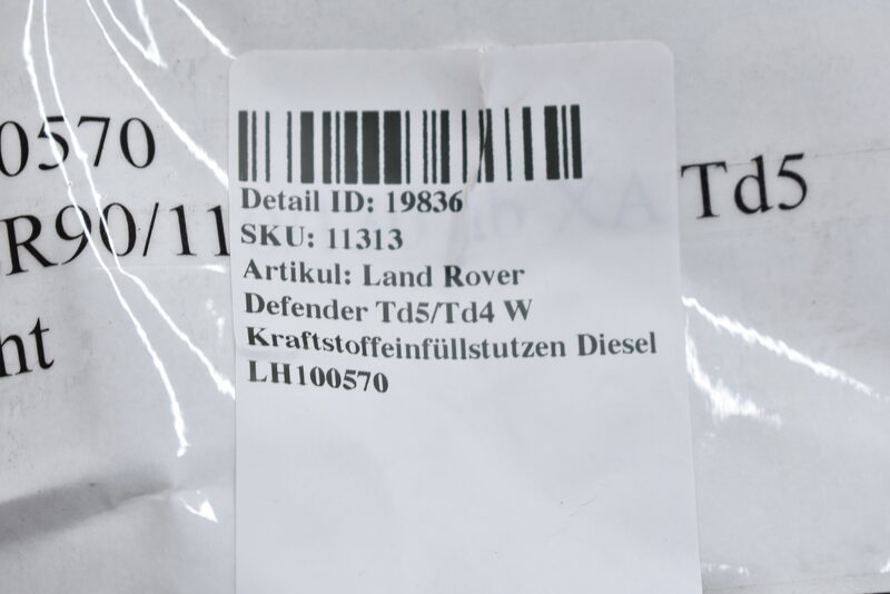 Land Rover Defender Td5/Td4 W Kraftstoffeinfüllstutzen Diesel LH100570 Bild 5