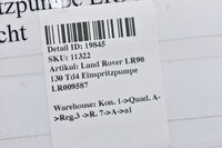Land Rover LR90 130 Td4 Einspritzpumpe LR009587 Bild 5