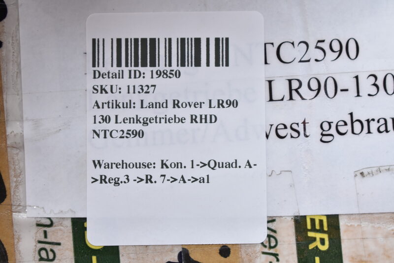 Land Rover LR90 130 Lenkgetriebe RHD NTC2590 Bild 5