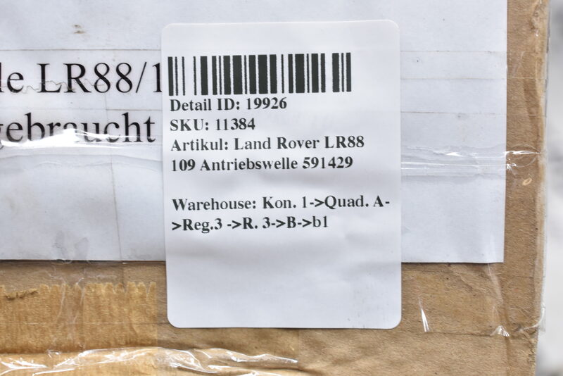 Land Rover LR88 109 Antriebswelle 591429 Bild 4