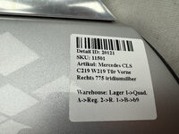 Mercedes CLS C219 W219  Tür Vorne Rechts 775 iridiumsilber Bild 7