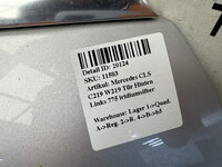 Mercedes CLS C219 W219 Tür Hinten Links 775 iridiumsilber Bild 4