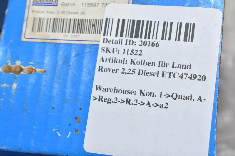 Kolben für Land Rover 2,25 Diesel ETC474920 Bild 4