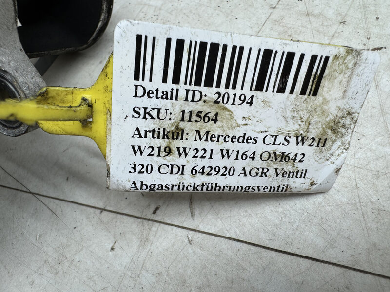 Mercedes W211 W219 W221 W164 OM642 AGR Ventil Abgasrückführungsventil 724809470 Bild 5
