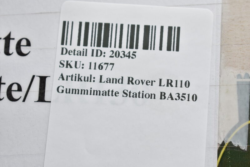 Land Rover LR110 Gummimatte Station  BA3510 Bild 3