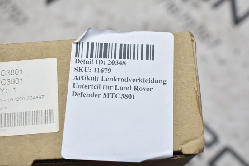 Lenkradverkleidung Unterteil für Land Rover Defender  MTC3801 Bild 4