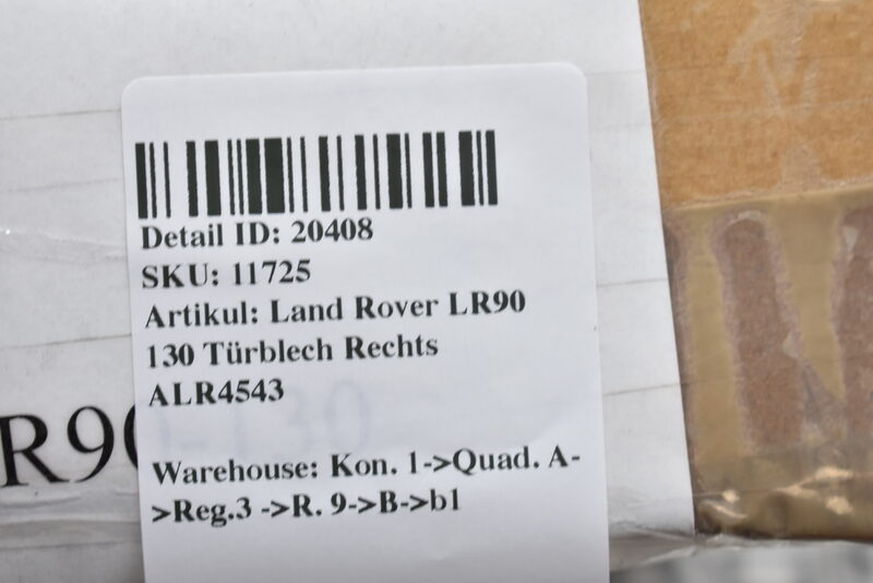 Land Rover LR90 130 Türblech Rechts ALR4543 Bild 4