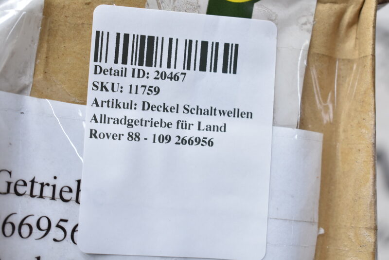 Deckel Schaltwellen Allradgetriebe für Land Rover 88 - 109 266956 Bild 5