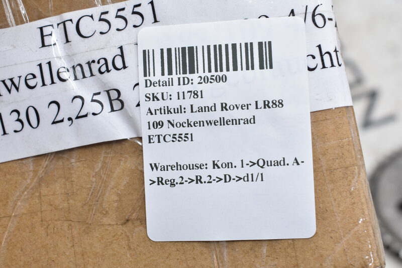 Land Rover LR88 109 Nockenwellenrad ETC5551 Bild 4