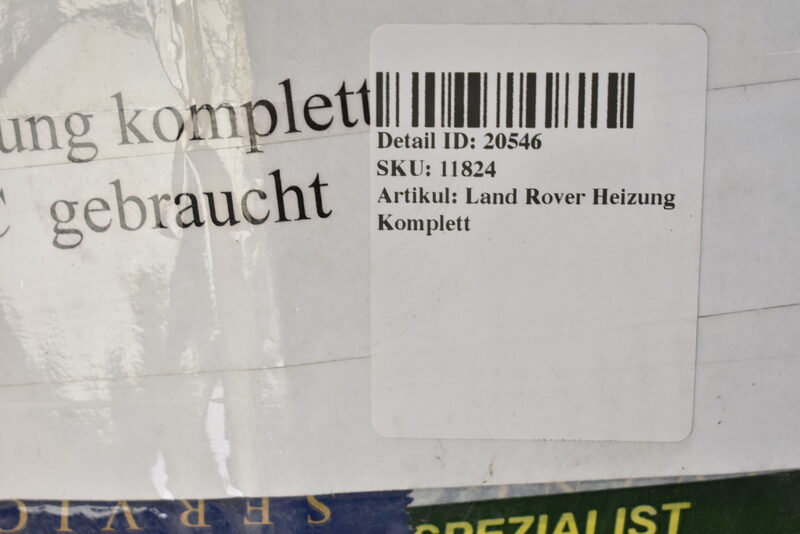 Land Rover Heizung Komplett Bild 6