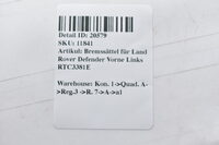 Bremssättel für Land Rover Defender Vorne Links RTC3381E Bild 6