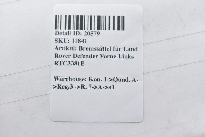 Bremssättel für Land Rover Defender Vorne Links RTC3381E Bild 6