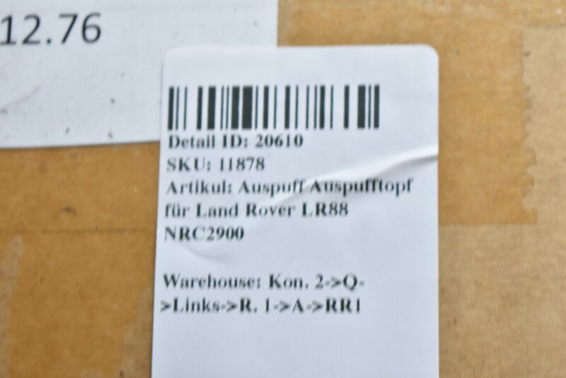 Auspuff Auspufftopf für Land Rover LR88 NRC2900 Bild 5