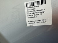 Mercedes CLS C219 W219 Stoßstange Schürze Hinten 775 iridiumsilber Bild 8
