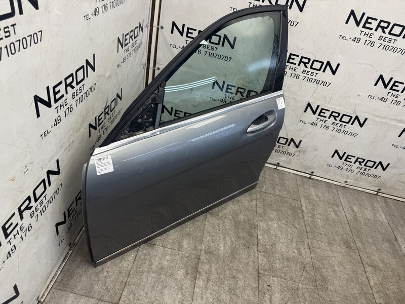 Mercedes C Klasse W204 Limo/Kombi Tür Vorne Links 792 Palladium Silber Bild 2