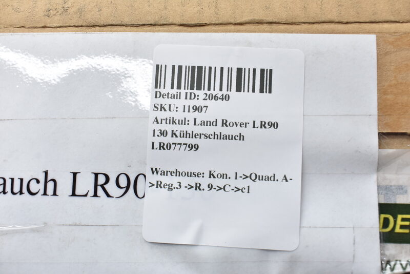 Land Rover LR90 130 Kühlerschlauch LR077799 Bild 4