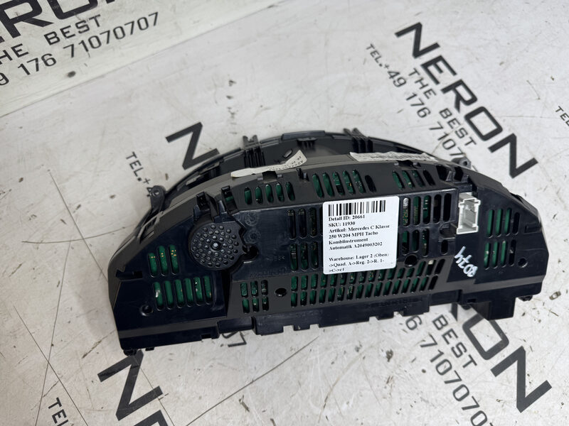 Mercedes C Klasse 250 W204 MPH Tacho Kombiinstrument Automatik A2049003202 Bild 3