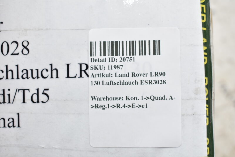 Land Rover LR90 130  Luftschlauch ESR3028 Bild 3