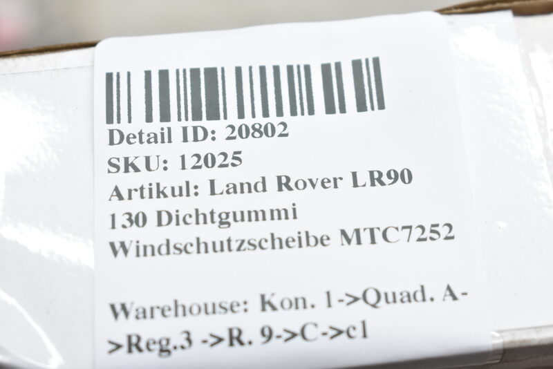 Land Rover LR90 130 Dichtgummi Windschutzscheibe MTC7252 Bild 3