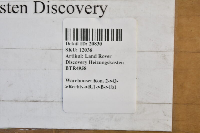 Land Rover Discovery Heizungskasten BTR4958 Bild 5