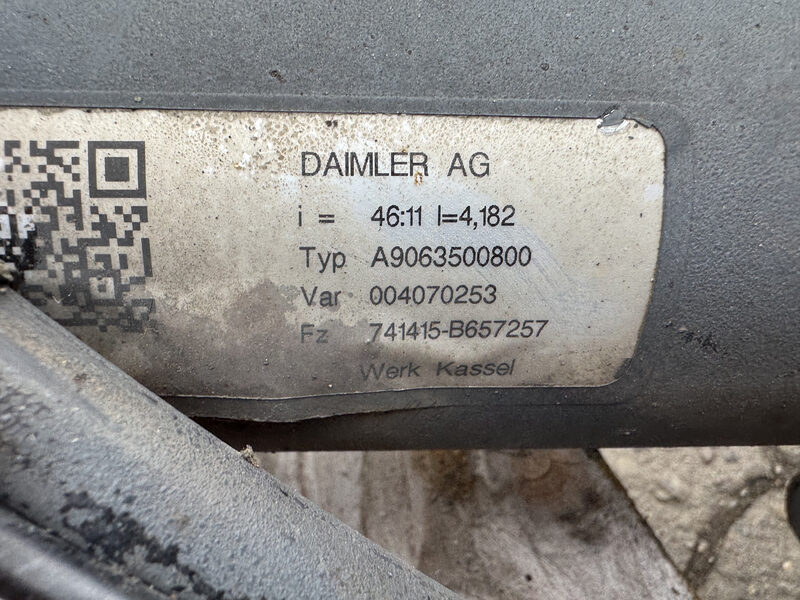Mercedes Sprinter  W906 Crafter Differential Hinterachse 46:11 4,182 A9063500800 Bild 8