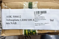 Land Rover Defender 2a 3 90/110 Stoßstange Anbauplatte 508412 Bild 4