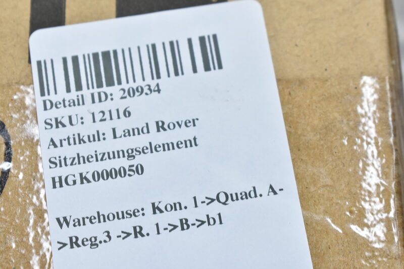 Land Rover Sitzheizungselement  HGK000050 Bild 5