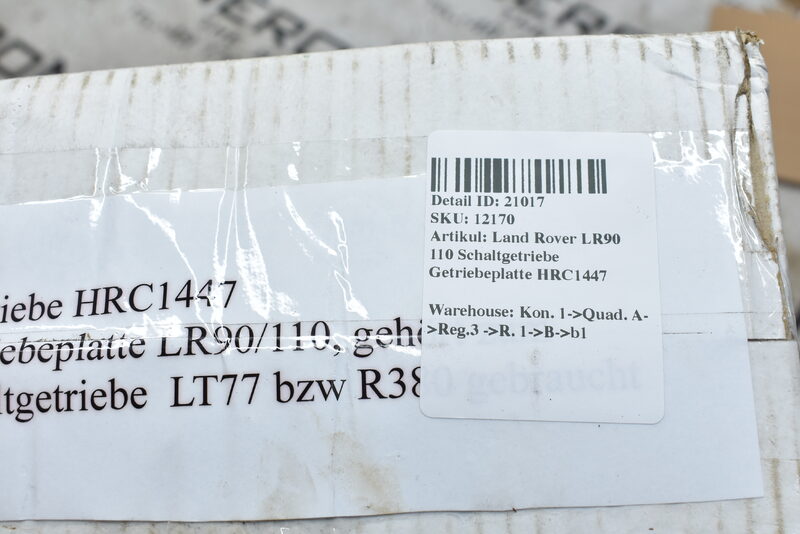 Land Rover LR90 110 Schaltgetriebe Getriebeplatte HRC1447 Bild 4