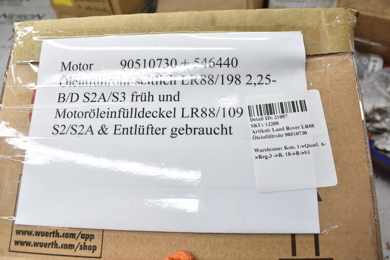 Land Rover LR88  Öleinfüllrohr 90510730 Bild 5