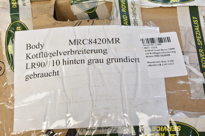 Land Rover LR90 110 Kotflügelverbreiterung Hinten MRC8420MR Bild 5