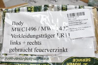 Land Rover LR110 Verkleidungsträger Feuerverzinkt MWC1497 Bild 5