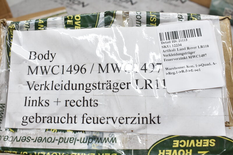 Land Rover LR110 Verkleidungsträger Feuerverzinkt MWC1497 Bild 5