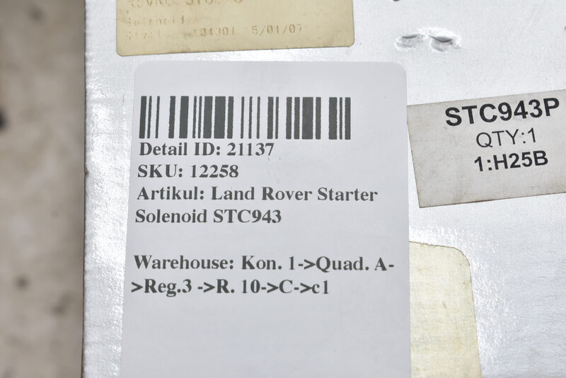 Land Rover Starter Solenoid STC943 Bild 4