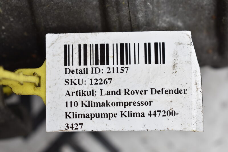 Land Rover Defender 110 Klimakompressor Klimapumpe Klima 447200-3427 Bild 7