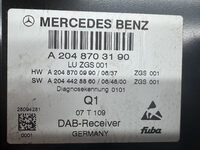 Mercedes C Klasse W204  Radio Empfänger Steuergerät A2048703190 Bild 4