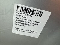 Mercedes C Klasse Kombi W204 AMG Paket Stoßstange Hinten 775 iridiumsilber Bild 9