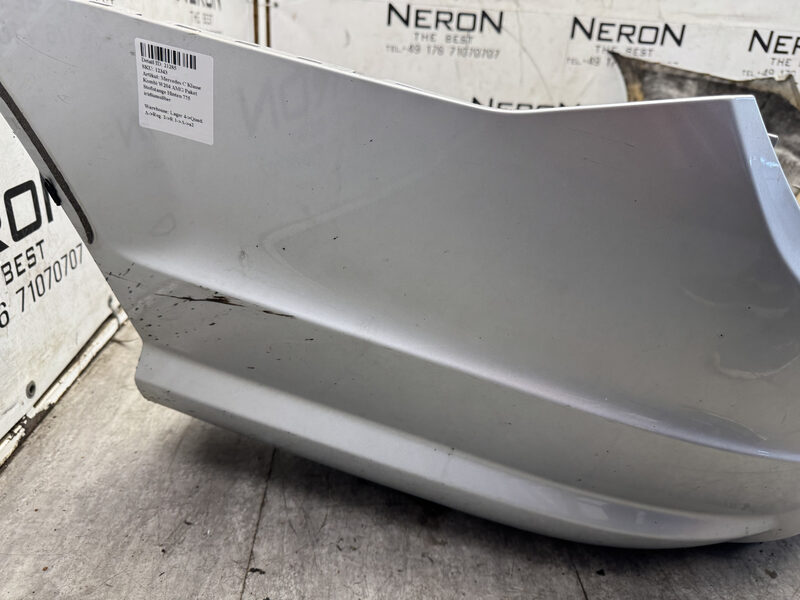 Mercedes C Klasse Kombi W204 AMG Paket Stoßstange Hinten 775 iridiumsilber Bild 4