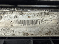 Mercedes SLK 350 R171 Kühler Paket Wasser Öl Klima Lüfter Bild 6