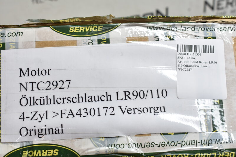 Land Rover LR90 110 Ölkühlerschlauch NTC2927 Bild 5