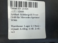 Kühlergrill Front Grill für Mercedes Sprinter W906 Bild 8