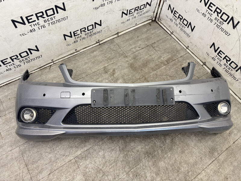 Mercedes C Klasse W204 AMG Paket Stoßstange Vorne Hinten Seitenschweller Silber Bild 2