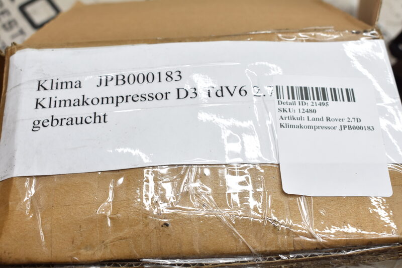 Land Rover 2.7D  Klimakompressor JPB000183 Bild 6