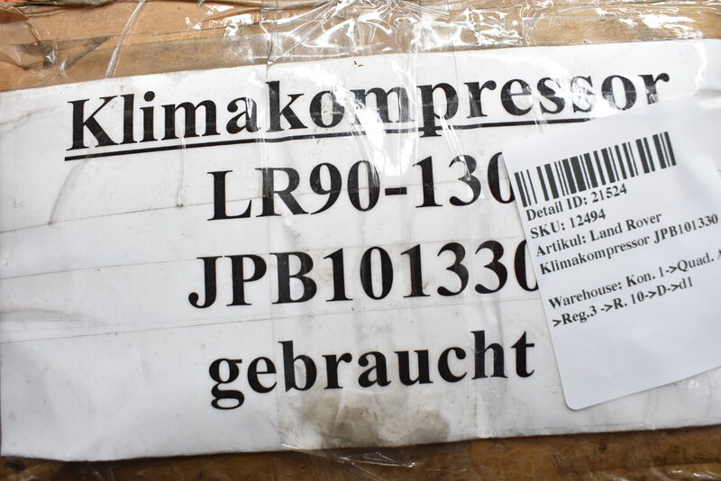Land Rover Klimakompressor  JPB101330 Bild 6