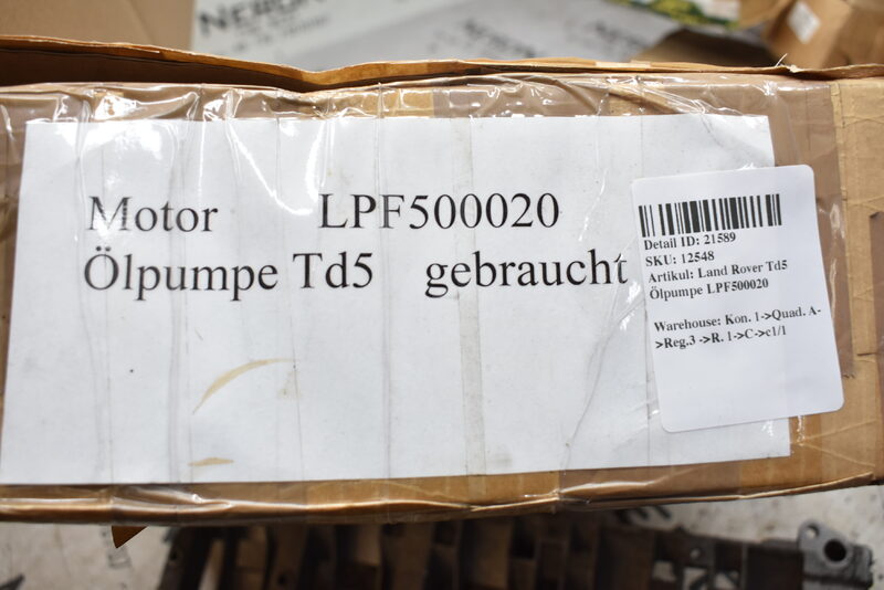Land Rover Td5 Ölpumpe LPF500020 Bild 4