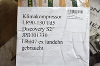 Land Rover Klimakompressor  A9494B Bild 5