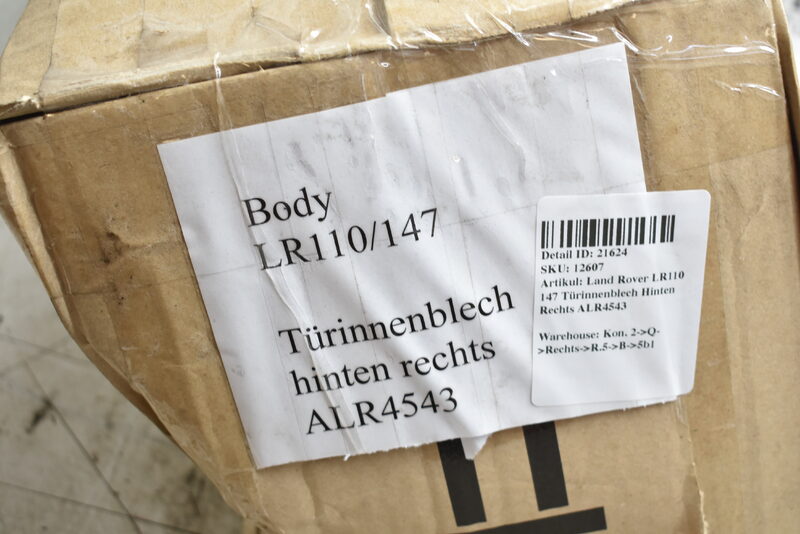 Land Rover LR110 147 Türinnenblech Hinten Rechts ALR4543 Bild 4
