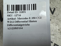 Mercedes E 350CGI W212 Differential Hinten Differentialgetriebe 2,82 A2123505104 Bild 5