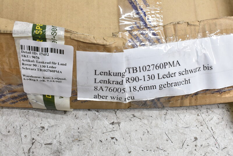 Lenkrad für Land Rover 90 - 130 Schwarz TB102760PMA Bild 3